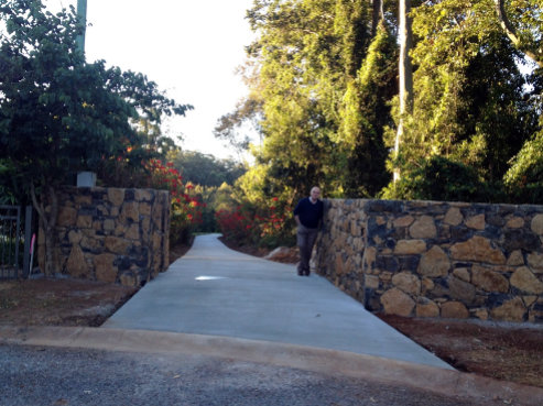 entrance to the overflow